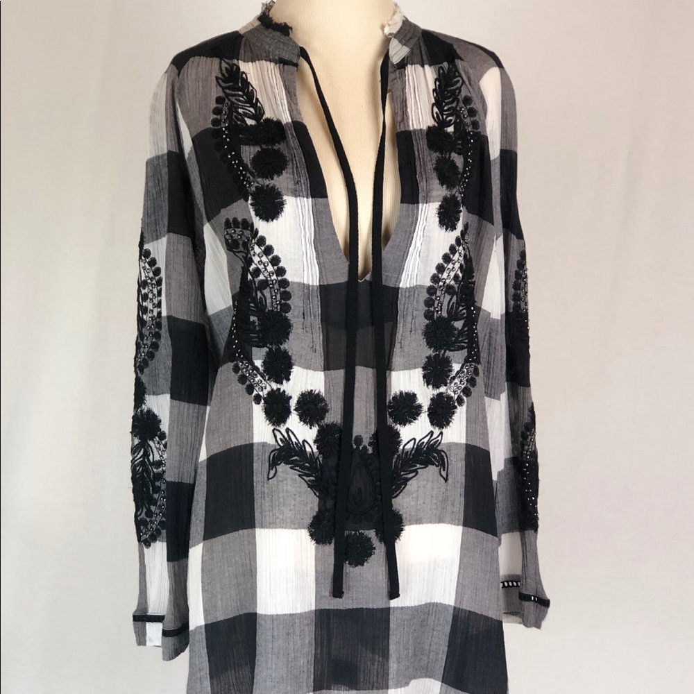 Free People Lightweight Embellished Tunic